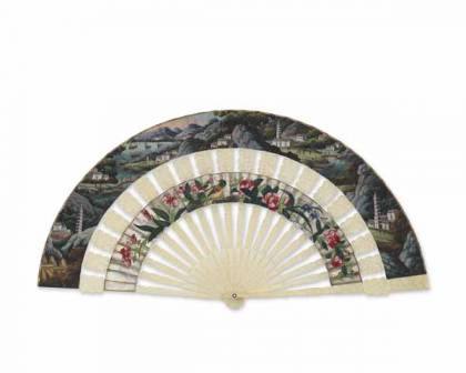 Folding Fan - Chinese landscape